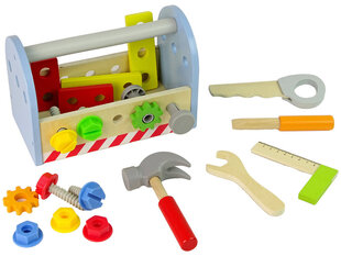 Puidust tööriistakomplekt Lean Toys цена и информация | Игрушки для мальчиков | hansapost.ee