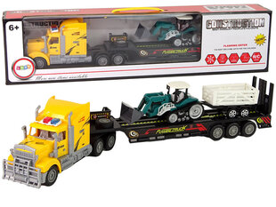 Rc veoauto ja traktor Lean Toys, kollane цена и информация | Игрушки для мальчиков | hansapost.ee