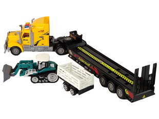 Rc veoauto ja traktor Lean Toys, kollane hind ja info | Mänguasjad poistele | hansapost.ee
