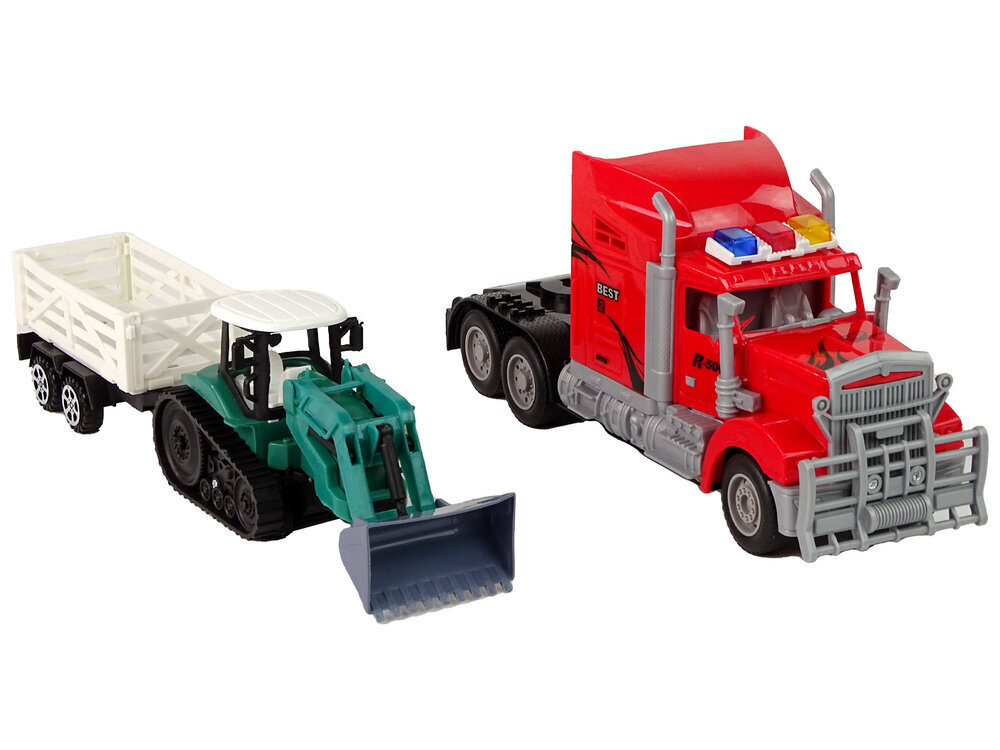 Rc veoauto ja traktor Lean Toys цена и информация | Mänguasjad poistele | hansapost.ee