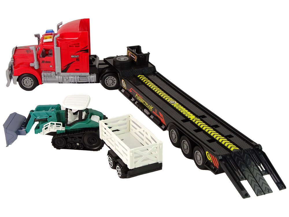 Rc veoauto ja traktor Lean Toys hind ja info | Mänguasjad poistele | hansapost.ee