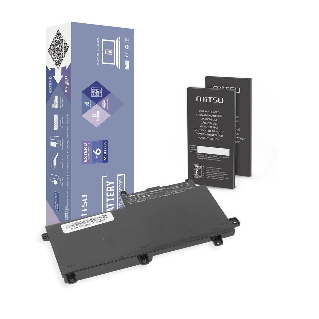 Mitsu HP Probook 640 G2 BC/HP-640G2 цена и информация | Sülearvuti akud | hansapost.ee