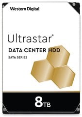 Western Digital Ultrastar DC HC320 3,5 дюйма, 8000 ГБ, Serial ATA III цена и информация | Внутренние жёсткие диски (HDD, SSD, Hybrid) | hansapost.ee