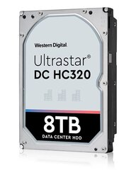 Western Digital Ultrastar DC HC320 3,5 дюйма, 8000 ГБ, Serial ATA III цена и информация | Внутренние жёсткие диски (HDD, SSD, Hybrid) | hansapost.ee