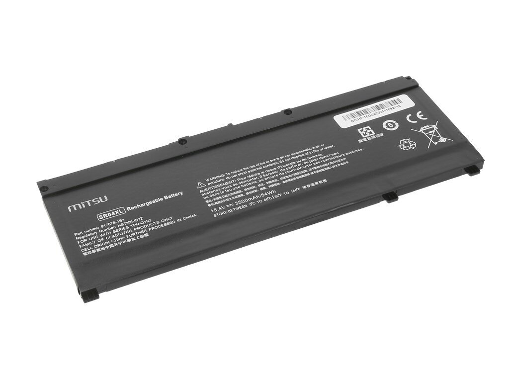 Mitsu 5BM723-BC/HP-15DC цена и информация | Sülearvuti akud | hansapost.ee