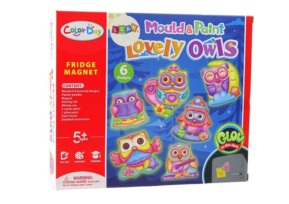 Loomekomplekt Lovely Owls Lean Toys цена и информация | Arendavad laste mänguasjad | hansapost.ee