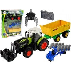 Traktor koos tarvikutega Lean Toys hind ja info | Mänguasjad poistele | hansapost.ee