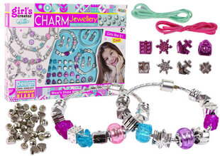 Käevõrude valmistamise komplekt Charm Jewellery Lean Toys hind ja info | Mänguasjad tüdrukutele | hansapost.ee