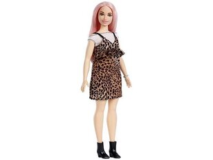 Lėlė Barbie Fashionistas su leopardine suknele цена и информация | Игрушки для девочек | hansapost.ee