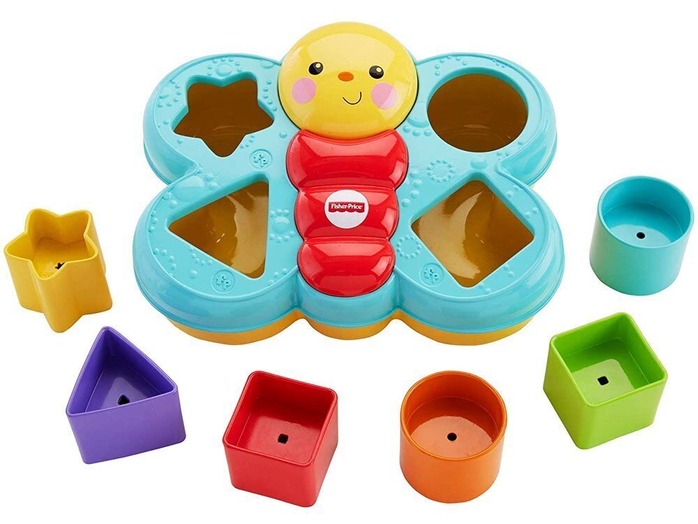 Sorteerimismäng Liblikas Fisher-Price цена и информация | Beebide mänguasjad | hansapost.ee