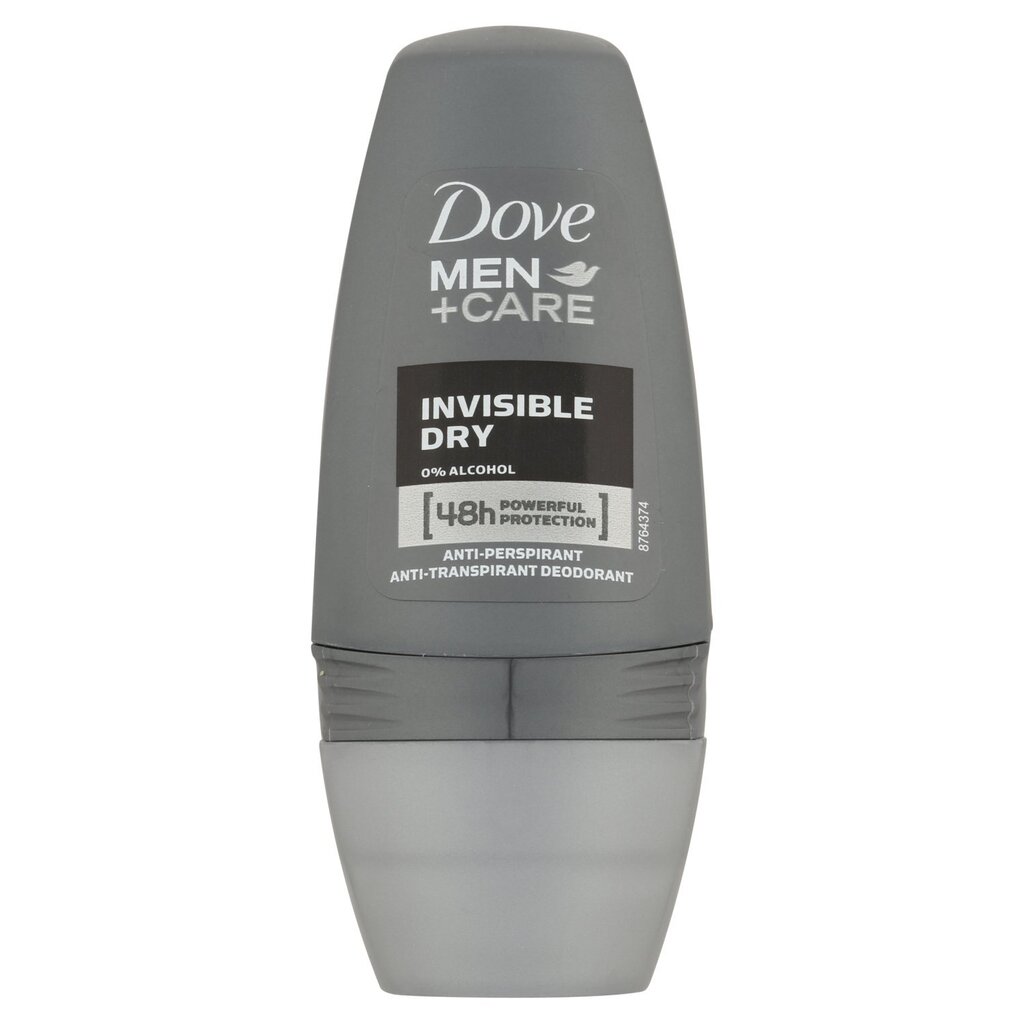 Rulldeodorant Dove Invisible Dry meestele 50 ml цена и информация | Deodorandid | hansapost.ee