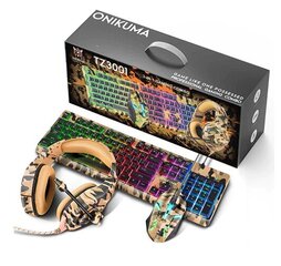 Onikuma TZ3001 3-in-1 RGB цена и информация | Клавиатуры | hansapost.ee