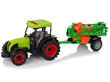Efektidega traktor Lean Toys, roheline hind ja info | Mänguasjad poistele | hansapost.ee