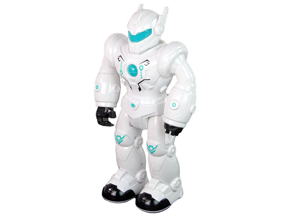 Interaktiivne efektidega robot Lean Toys, valge цена и информация | Mänguasjad poistele | hansapost.ee