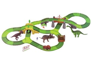 Dinosauruste rada koos tarvikutega Lean Toys, 270-osaline цена и информация | Игрушки для мальчиков | hansapost.ee