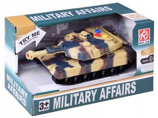 Sõjaväetank koos efektidega Lean Toys hind ja info | Mänguasjad poistele | hansapost.ee