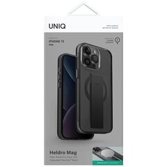 UNIQ etui Heldro Mag iPhone 15 Pro 6.1" Magclick Charging przeźroczysty|lucent clear цена и информация | Чехлы для телефонов | hansapost.ee
