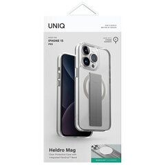 UNIQ etui Heldro Mag iPhone 15 Pro 6.1" Magclick Charging przeźroczysty|lucent clear цена и информация | Чехлы для телефонов | hansapost.ee