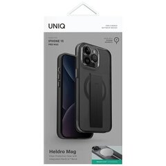 UNIQ etui Heldro Mag iPhone 15 Pro Max 6.7" Magclick Charging przeźroczysty|lucent clear цена и информация | Чехлы для телефонов | hansapost.ee