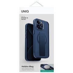 UNIQ etui Heldro Mag iPhone 15 Pro Max 6.7" Magclick Charging przeźroczysty|lucent clear цена и информация | Чехлы для телефонов | hansapost.ee