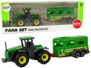 трактор с прицепом, 55 см цена и информация | Игрушки для мальчиков | hansapost.ee