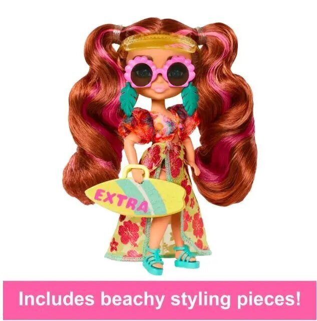 Nukk Barbie Extra Fly Minis Beach hind ja info | Mänguasjad tüdrukutele | hansapost.ee