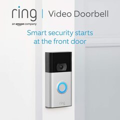Дверной звонок с камерой Ring Amazon Video Doorbell White цена и информация | Дверные звонки, глазки | hansapost.ee