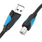 Vention, USB A / USB B, 1m hind ja info | Juhtmed ja kaablid | hansapost.ee