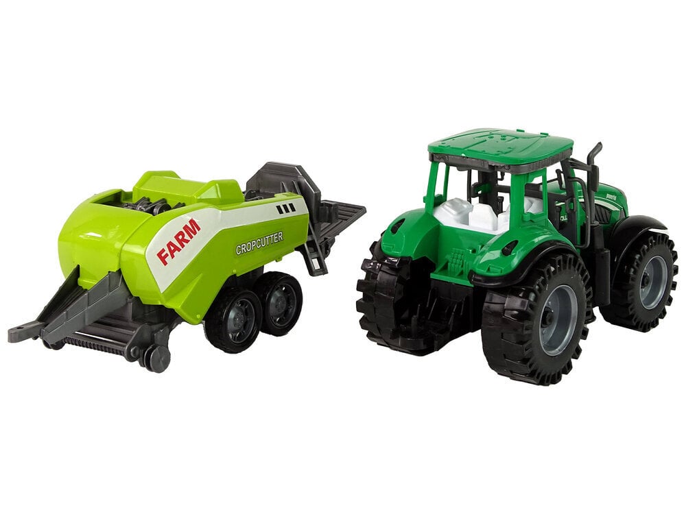 Külvikuga traktor Lean Toys, roheline hind ja info | Mänguasjad poistele | hansapost.ee