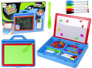 Magnetiline joonistuslaud Glowing Paint 2in1 Lean Toys hind ja info | Arendavad laste mänguasjad | hansapost.ee