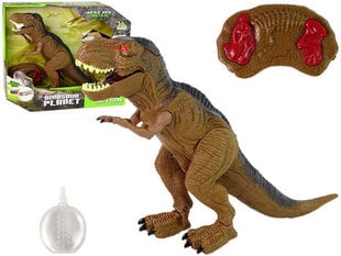 Dinozauras Tyrannosaurus Rex su nuotolinio valdymo pultu ir efektais цена и информация | Игрушки для мальчиков | hansapost.ee