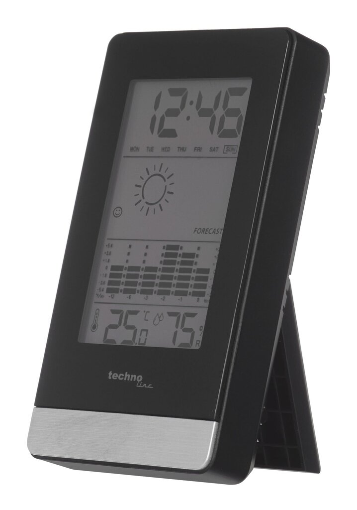 Technoline WS 9125 digital weather station Black, Silver hind ja info |  Termomeetrid ja niiskuse mõõtjad | hansapost.ee