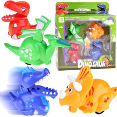 Liikuvate dinosauruste komplekt, 4-osaline цена и информация | Игрушки для мальчиков | hansapost.ee