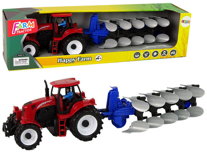 Adraga traktor Lean Toys цена и информация | Mänguasjad poistele | hansapost.ee