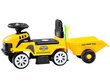 Pealeistutav traktor koos haagisega Jokomisiada ZA3746, kollane hind ja info | Beebide mänguasjad | hansapost.ee