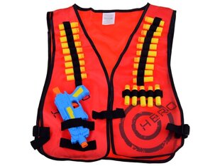 Laste vest relvaga Nerf, punane цена и информация | Игрушки для мальчиков | hansapost.ee