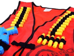 Laste vest relvaga Nerf, punane цена и информация | Игрушки для мальчиков | hansapost.ee