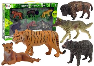 Aafrika ja metsaloomade kujukeste komplekt Lean Toys hind ja info | Arendavad laste mänguasjad | hansapost.ee