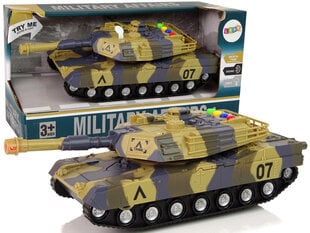 Sõjaväe tank helidega Lean Toys цена и информация | Игрушки для мальчиков | hansapost.ee