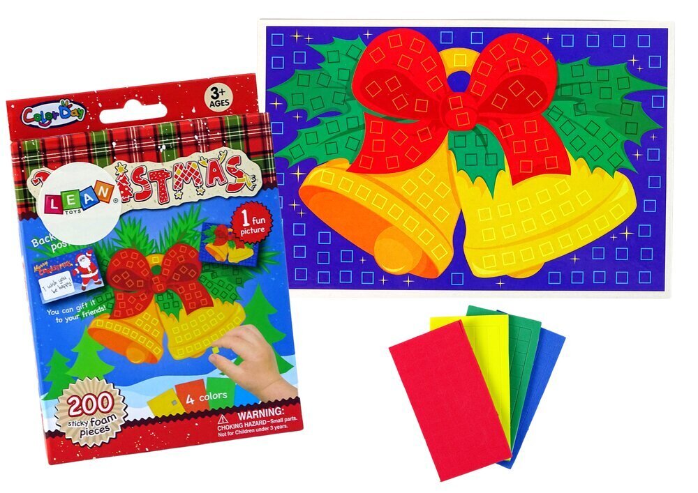 Loomekomplekt mosaiik Christmas Lean Toys цена и информация | Arendavad laste mänguasjad | hansapost.ee