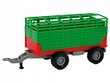 Traktor koos haagistega Lean Toys, roheline цена и информация | Mänguasjad poistele | hansapost.ee