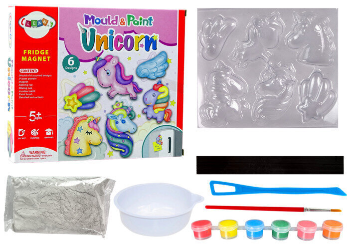 Loomekomplekt magnetite valmistamiseks Unicorn Lean Toys hind ja info | Arendavad laste mänguasjad | hansapost.ee
