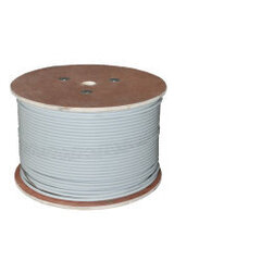 Сетевой кабель Alantec KIFF6ALSOH500D, серый, 500 м, Cat6a F/FTP (FFTP) цена и информация | Кабели и провода | hansapost.ee