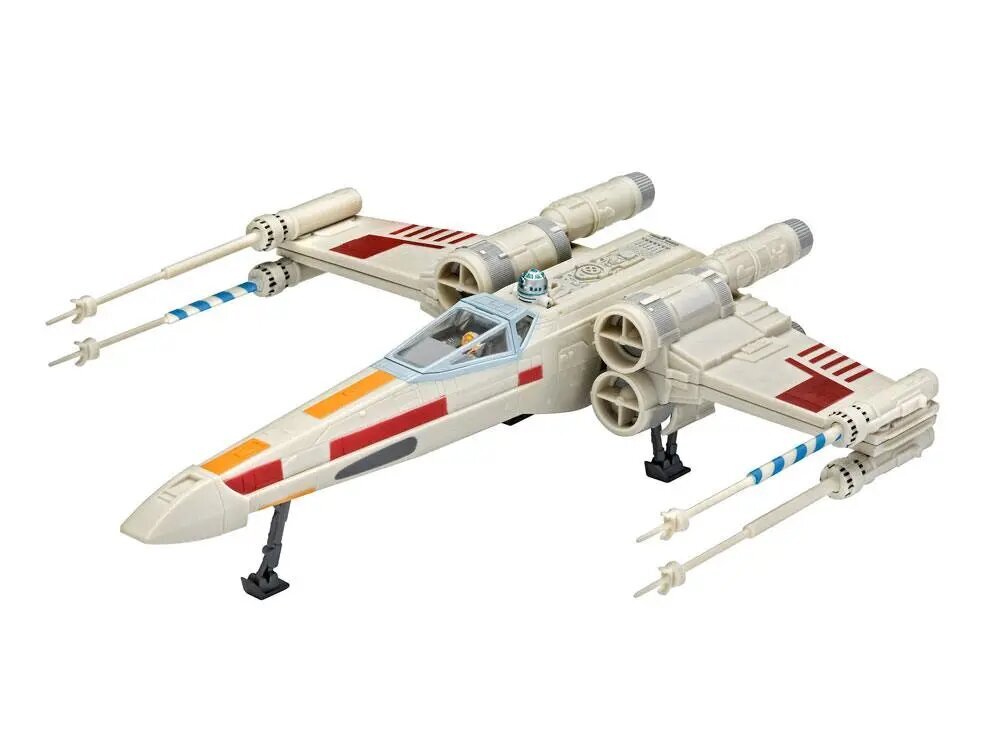 Star Wars: Mudelikomplekt 1/57 X-wing Fighter 22 cm hind ja info | Klotsid ja konstruktorid | hansapost.ee