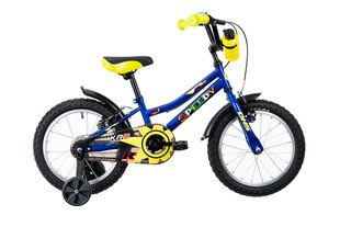 Kahjustatud pakendiga toode. Laste jalgratas DHS 1603 16", sinine hind ja info | Spordi-, vabaaja-, turismikaubad defektiga pakendis | hansapost.ee