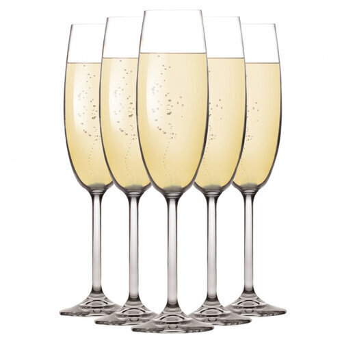 Tescoma šampanjaklaasid Charlie, 220 ml, 6 tk. цена и информация | Klaasid, kruusid ja kannud | hansapost.ee