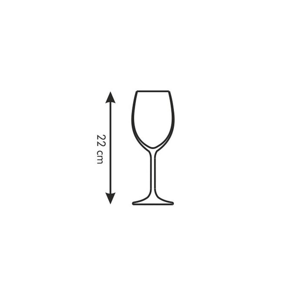 Tescoma Sommelier valge veini klaasid, 340 ml, 6 tk hind ja info | Klaasid, kruusid ja kannud | hansapost.ee