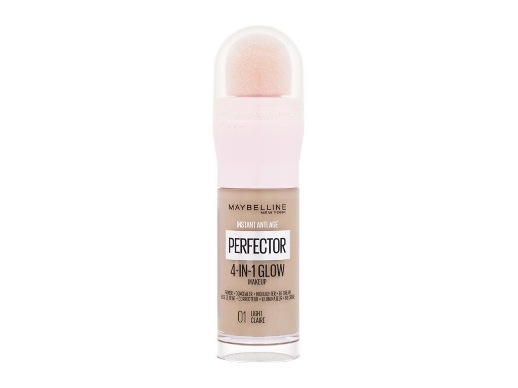 meigialus Maybelline Instant Age Rewind Perfector 4-in-1 Glow 01 Light, 20 ml hind ja info | Jumestuskreemid ja puudrid | hansapost.ee