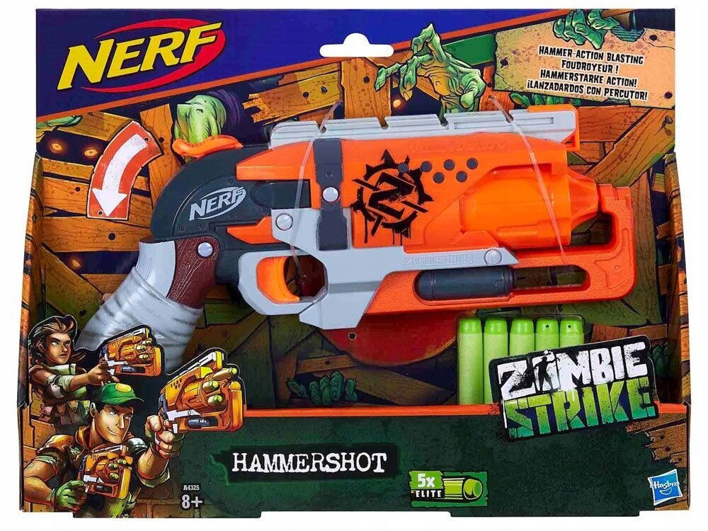 Püss Nerf Zombie Strike Hammer цена и информация | Mänguasjad poistele | hansapost.ee