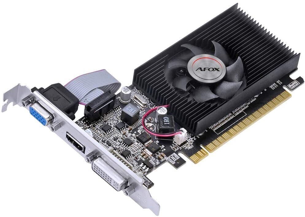Afox GeForce GT210 512MB DDR3 (AF210-512D3L3-V2) hind ja info | Videokaardid | hansapost.ee